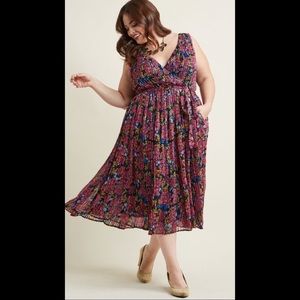 ModCloth Floral Dress